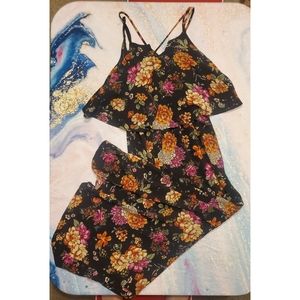 Floral Maxi Dress with Slit